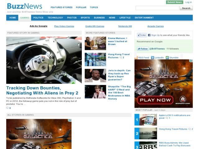 buzznews-wordpress-theme-category-page