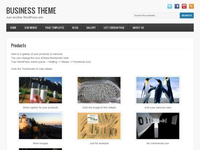 cloverthemes-business-theme-gallery-page