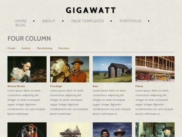 gigawatt-wordpress-theme-portfolio-page