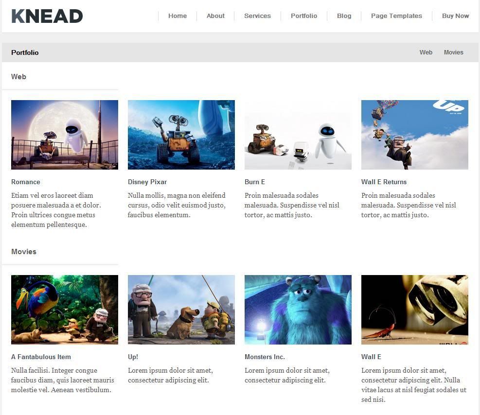 knead-wordpress-theme-portfolio-page