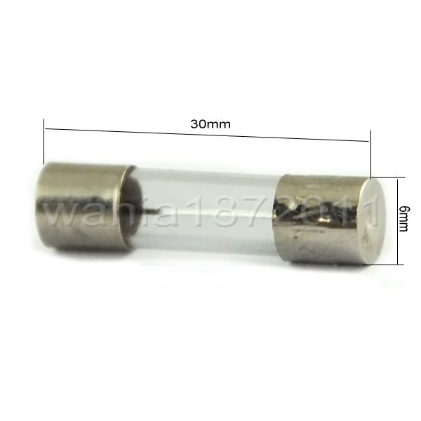 New 100PCS 2A 250V Fast Quick Blow Glass Tube Fuse 6mm*30mm F2AL250V