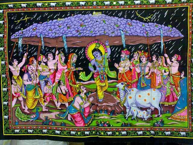 indian buddhist gods photo: Indian Gods Sequin Batik Wall Hangings, kisnasp272.jpg