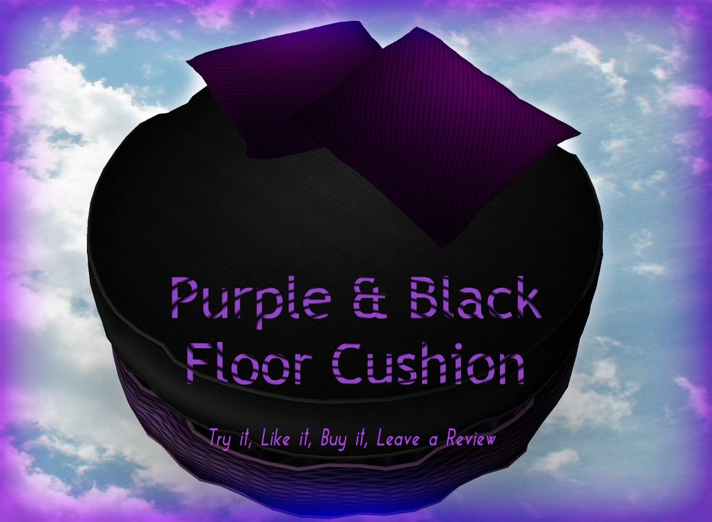 Purp & Blk Floor Cushion photo Purple N Black Floor Cushions_zps8yxmtlyr.jpg