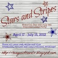 Stars and Stripes Blog Button