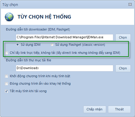 Su Dung Chuong Trinh Download