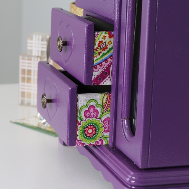 DIY jewelry box makeover