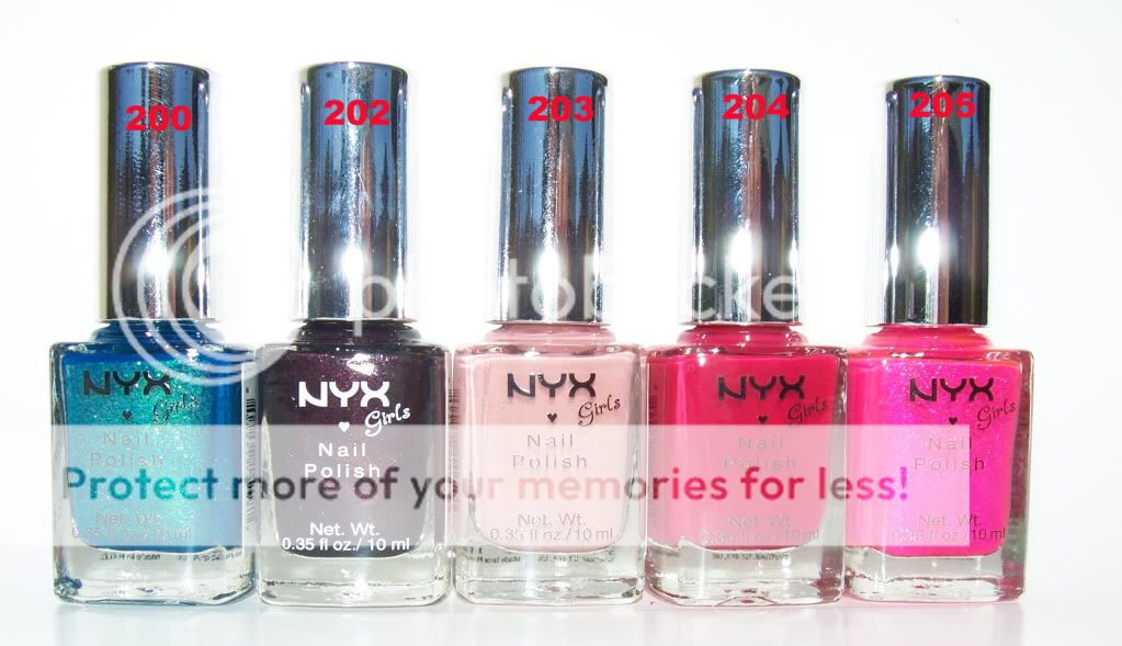 NYX GIRL NAIL POLISH Pick your 1 colors  