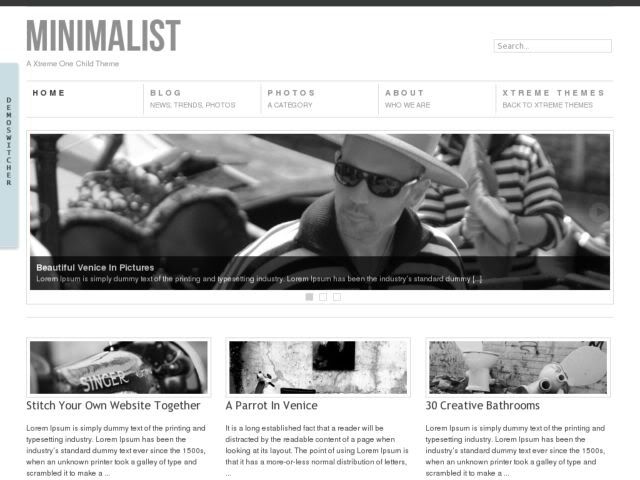 Minimalist WordPress Theme