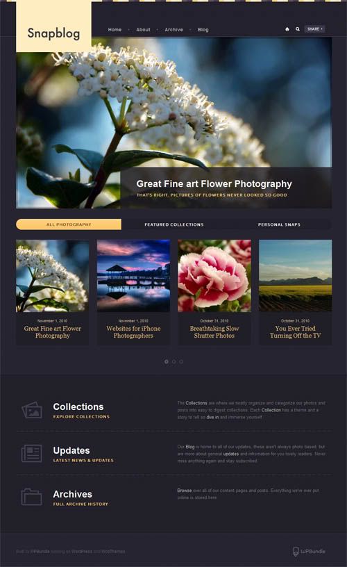 SnapBlog WordPress Theme