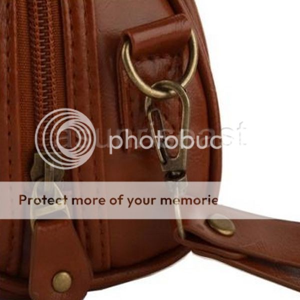New Bag Vintage Celebrity Women PU Leather Messenger Shoulder Handbag Camera Bag