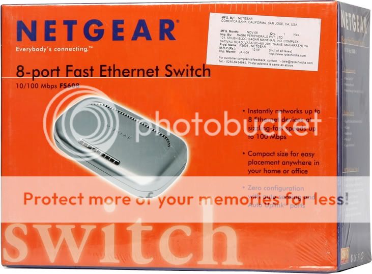 pakistan network price 8 in port switch Pakistan Mbps in SWITCH price (FS608IN) 8PT NETGEAR 10/100